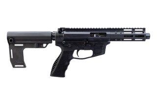 Foxtrot Mike Products FM9 Hybrid 9mm Pistol has a black anodized finish